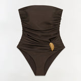 Simkhai - Lorena Shell Strapless One Piece