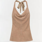 Simkhai - Griffin Suede Halter Top