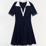 Simkhai - Page Knit Polo Mini Dress