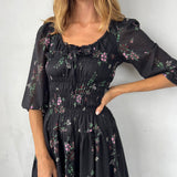 Ciao Lucia - Andrine Dress Wildflower Print Cotton Voile
