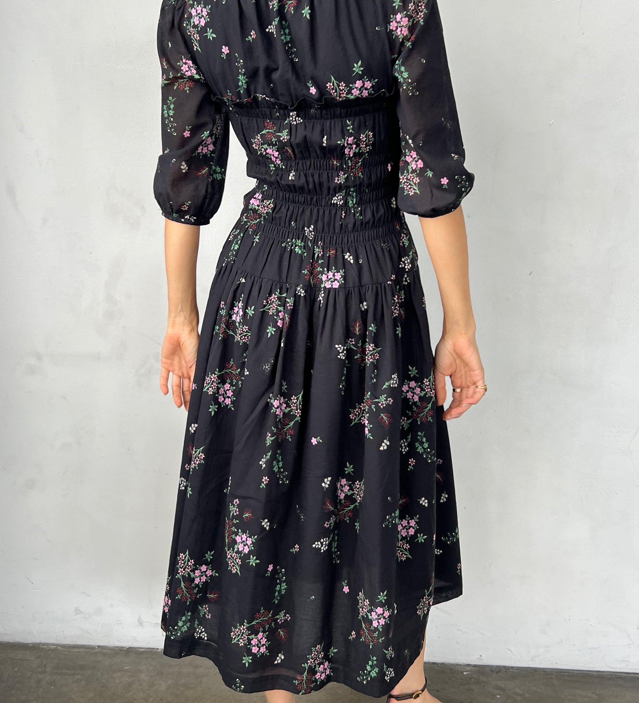 Ciao Lucia - Andrine Dress Wildflower Print Cotton Voile
