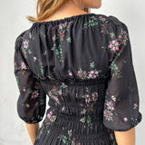 Ciao Lucia - Andrine Dress Wildflower Print Cotton Voile
