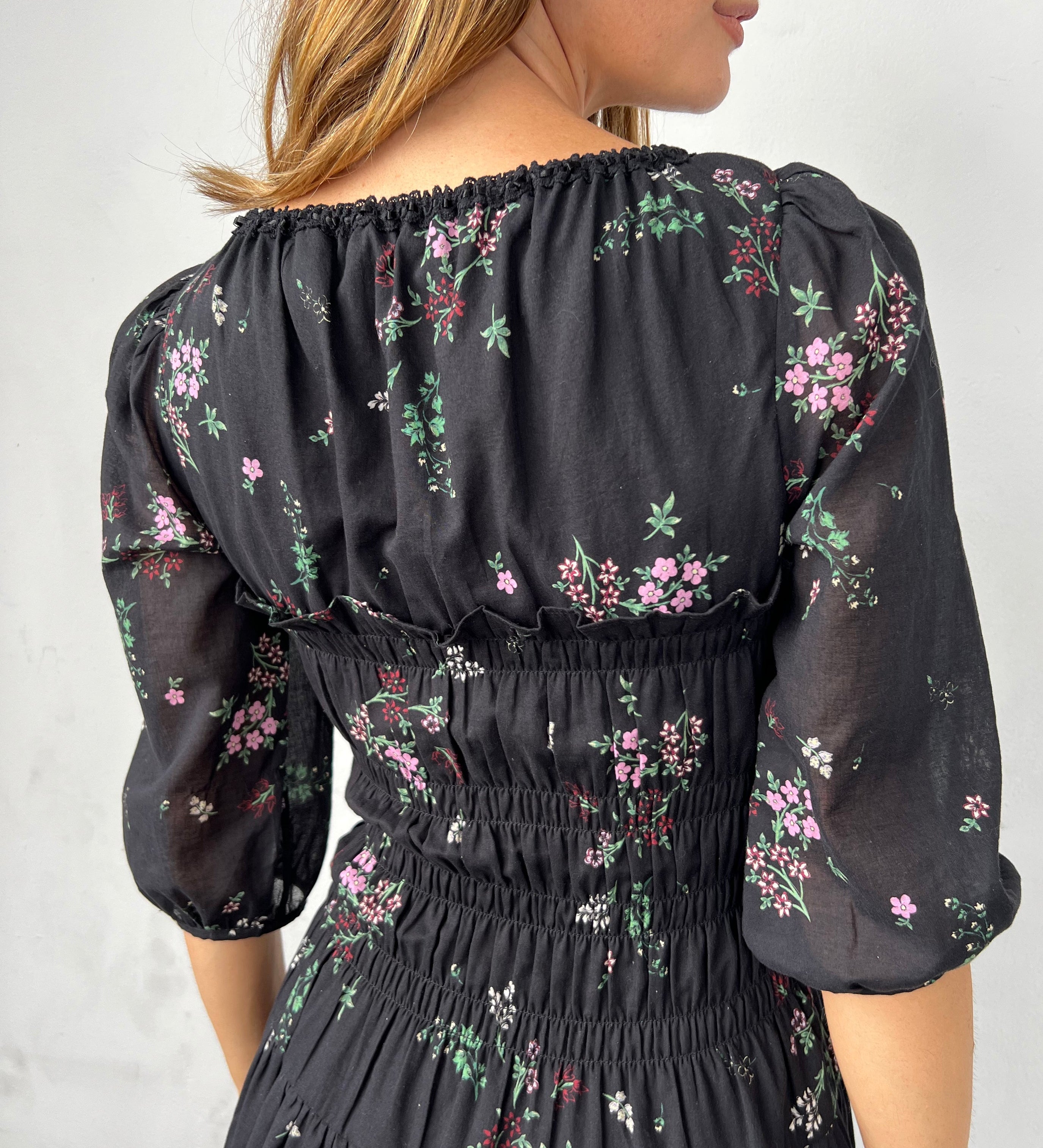 Ciao Lucia - Andrine Dress Wildflower Print Cotton Voile