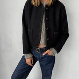 Ciao Lucia - Simona Black Wool Coat