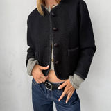 Ciao Lucia - Simona Black Wool Coat