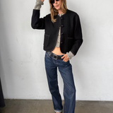 Ciao Lucia - Simona Black Wool Coat