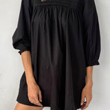 Ciao Lucia - Jolin Black Cotton Dress