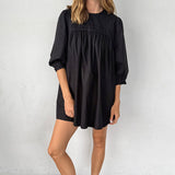 Ciao Lucia - Jolin Black Cotton Dress