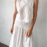Ciao Lucia - Lexi Top White Cotton Poplin