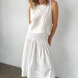 Ciao Lucia - Lexi Top White Cotton Poplin