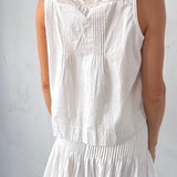 Ciao Lucia - Lexi Top White Cotton Poplin