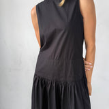Ciao Lucia - Jenetta Black Cotton Poplin Dress