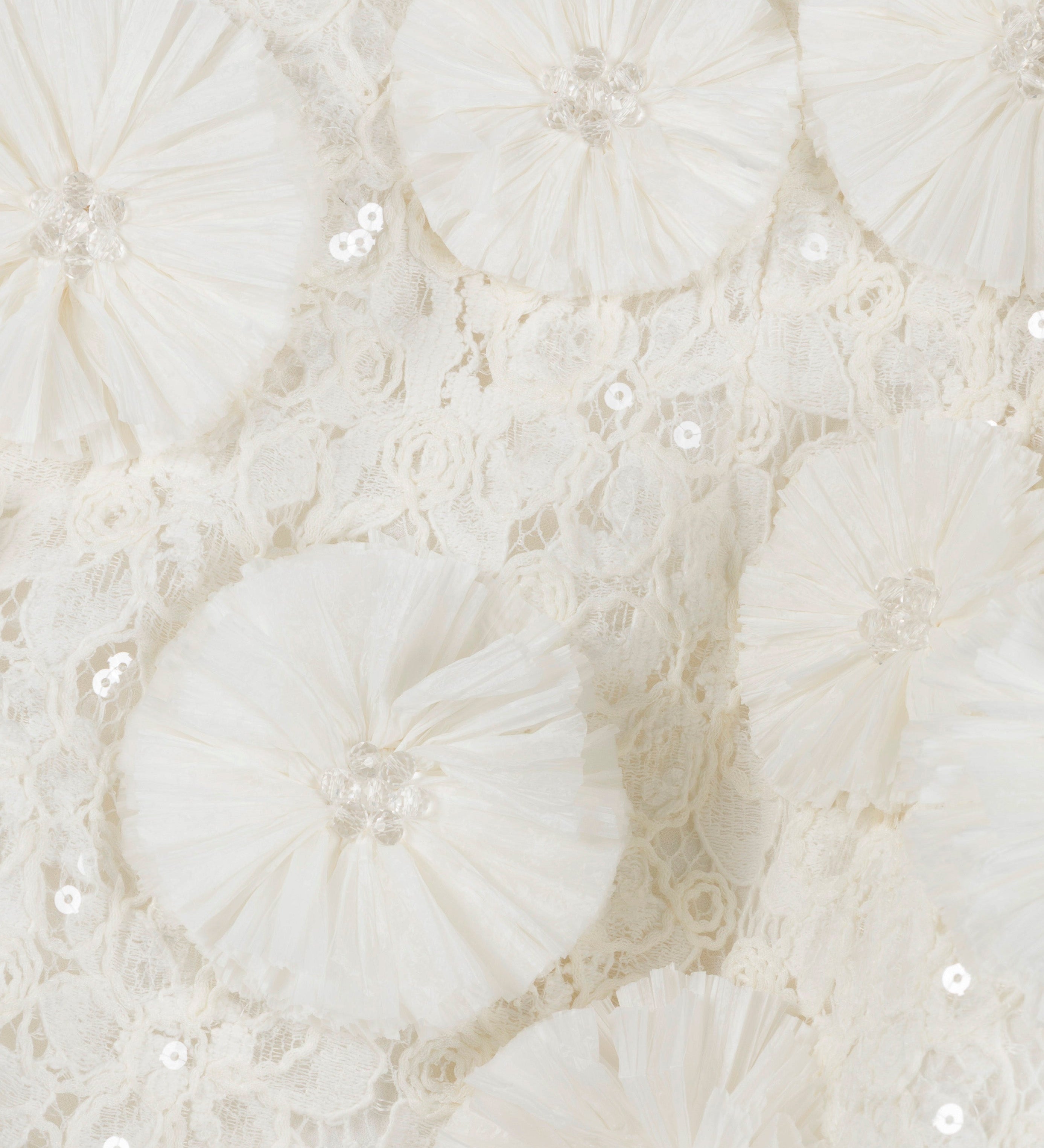 Simkhai - Holland Floral Raffia Bustier Mini Dress