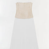 Simkhai - Duval Linen Bustier Midi Dress