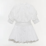 Simkhai - Effie Cotton Bubble Mini Dress
