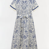 Simkhai - Audria Belted Linen Midi Dress