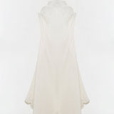 Simkhai - Gillian Embroidered Linen Midi Dress