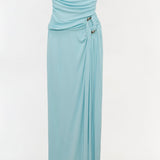 Simkhai - Emma Strapless Draped Jersey Bustier Gown