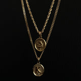 Kinn - Love Letter Diamond Necklace Curb Chain