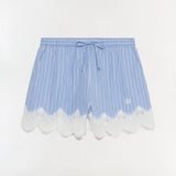 Simkhai - Emmie Cotton Lace Shorts