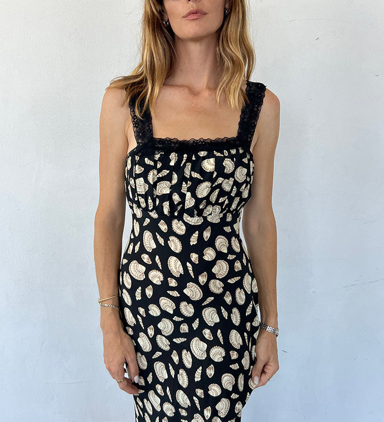 Ciao Lucia - Fiore Shell Print Midi Dress