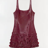 Simkhai - Talen Floral Leather Mini Dress