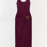 Simkhai - Genne Draped Knit Midi Dress