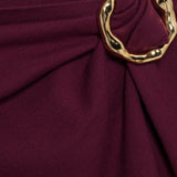 Simkhai - Genne Draped Knit Midi Dress