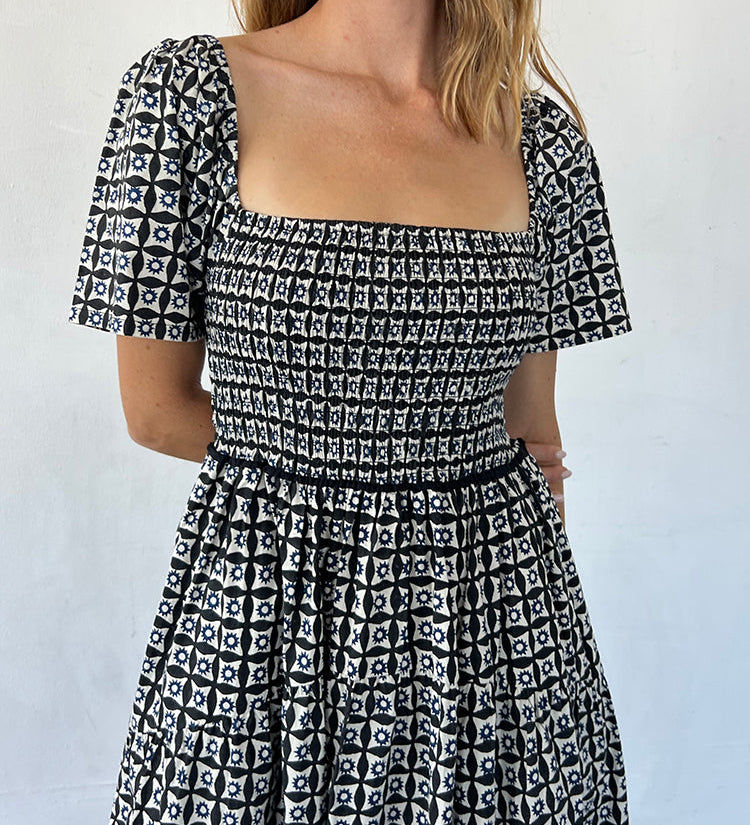 Ciao Lucia - Cassani Solar Print Cotton Poplin Dress
