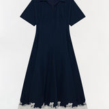 Simkhai - Nerris Cotton Faille Lace Midi Dress