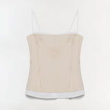 Simkhai - Cayden Linen Bustier Top