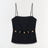 Simkhai - Cruz Studded Linen Cami