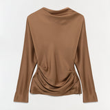 Simkhai - Victoria Draped Satin Top