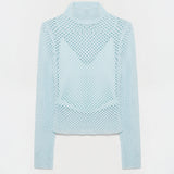 Simkhai - Bexley Mesh Knit Top