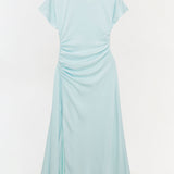 Simkhai - Marabella Draped Satin Midi Dress