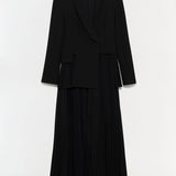 Simkhai - Alexandra Pleated Blazer Midi Dress