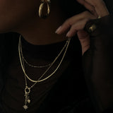 Kinn - Petite Kennedy Herringbone Chain Necklace