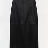 Simkhai - Raven Leather Pencil Skirt