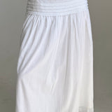 Ciao Lucia - Irati White Embroidered Cotton Skirt