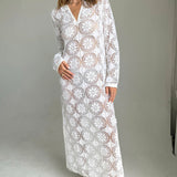 Ciao Lucia - Martino White Crochet Dress