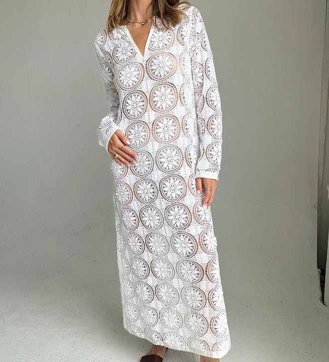 Ciao Lucia - Martino White Crochet Dress