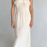 Ciao Lucia - Amalie Cream Silk Dress