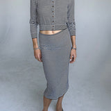Ciao Lucia - Hydra Midnight Stripe Cardigan