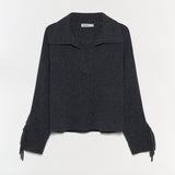 Simkhai - Natalia Collared Fringe Sweater