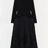 Simkhai - Daila Embroidered Knit Midi Dress