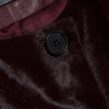 Simkhai - Bowie Collarless Calf Hair Coat