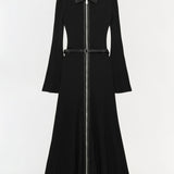 Simkhai - Ismelle Collared Knit Midi Dress