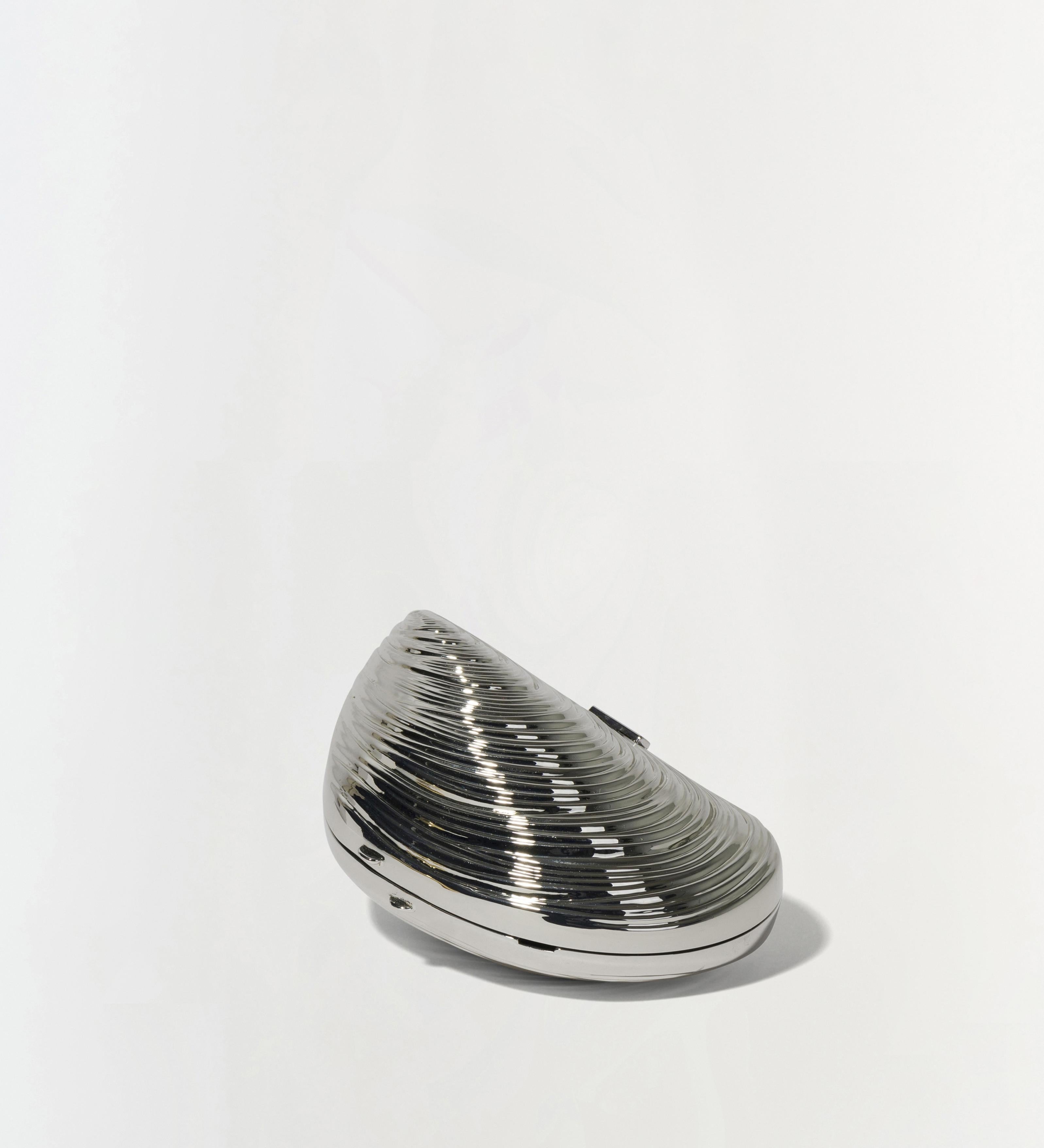 Simkhai - Bridget Mini Metal Oyster Clutch