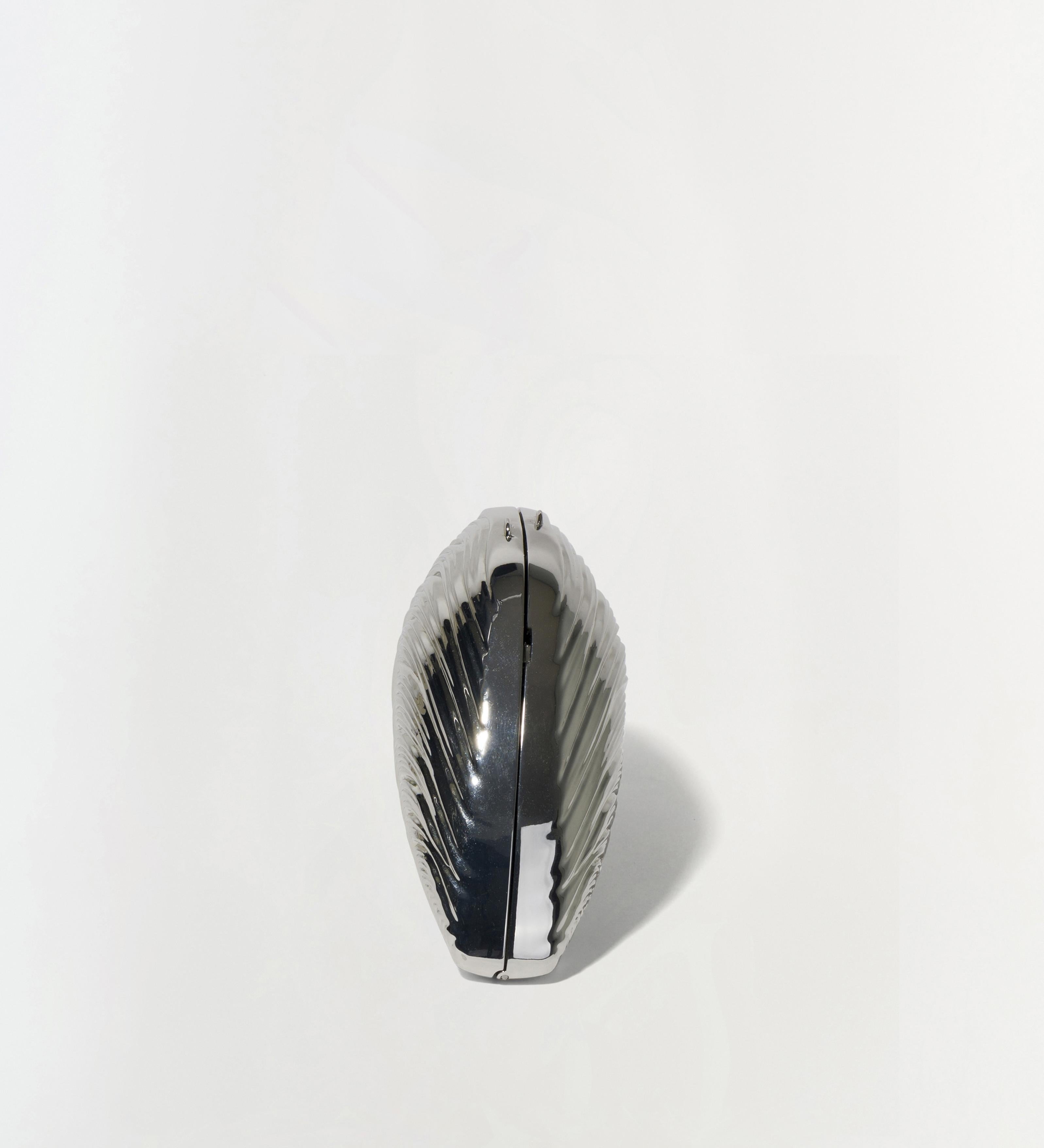 Simkhai - Bridget Mini Metal Oyster Clutch