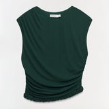 Simkhai - Valen Draped Jersey Top